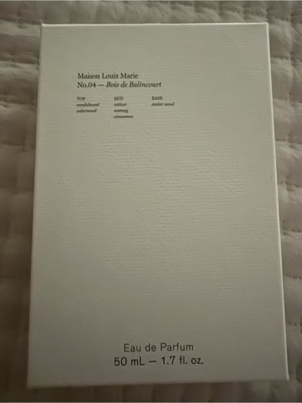 Madison Louis Marie No. 04 Bois de Balincourt Eaue de Parfum - Picture 3 of 3